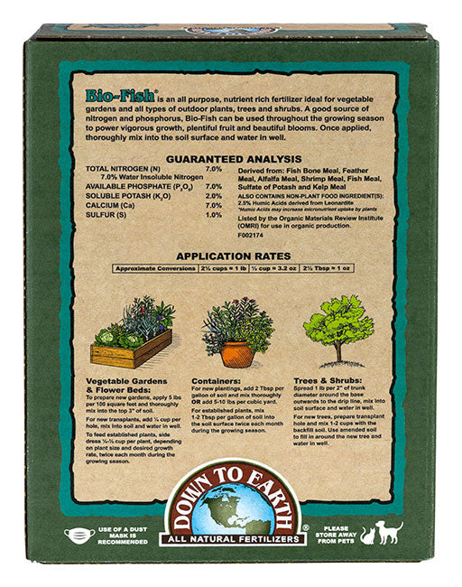 DownToEarth Bio-Fish 7-7-2 5lb