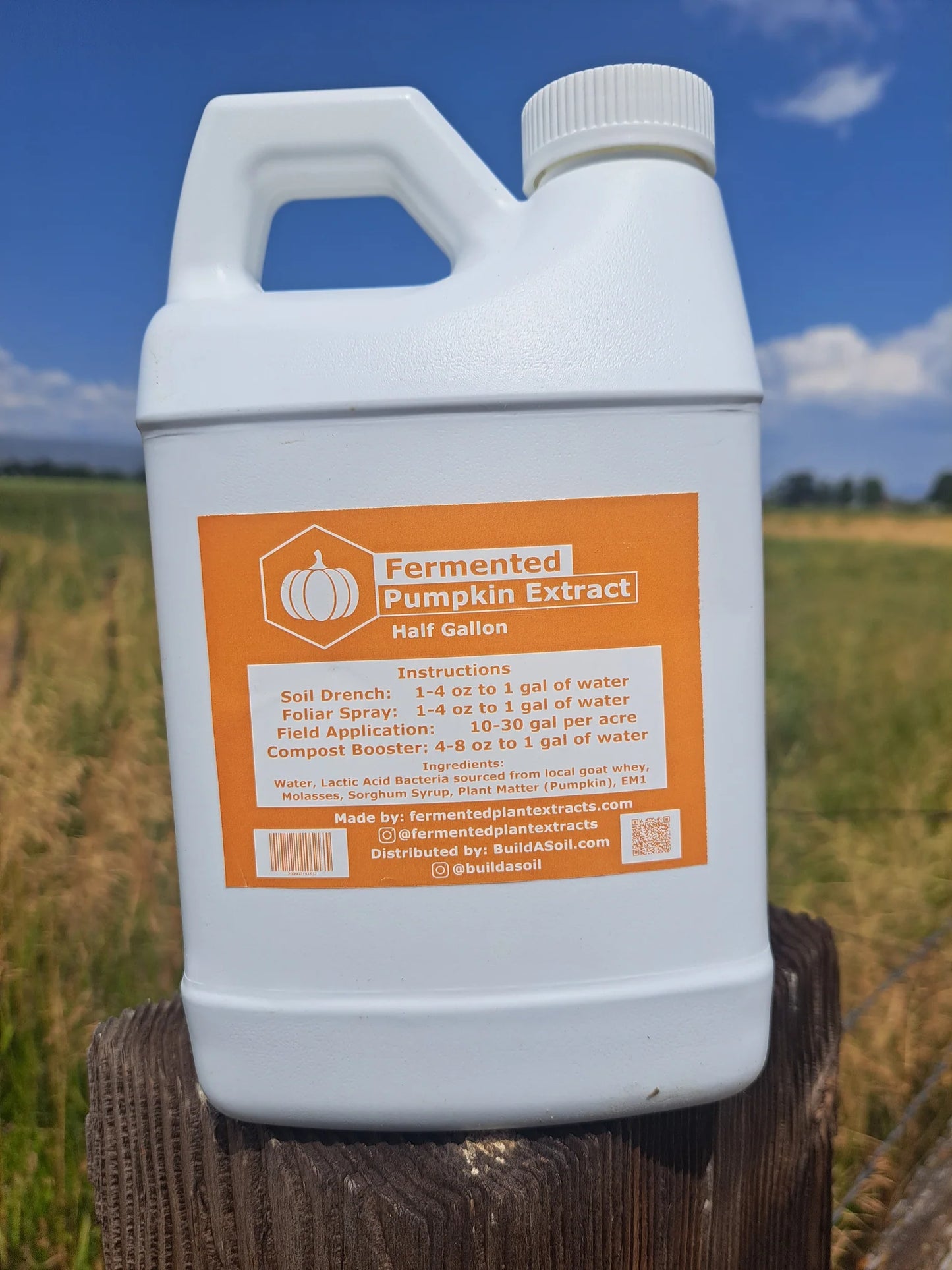 BuildASoil Fermented Pumpkin Extract .5gal