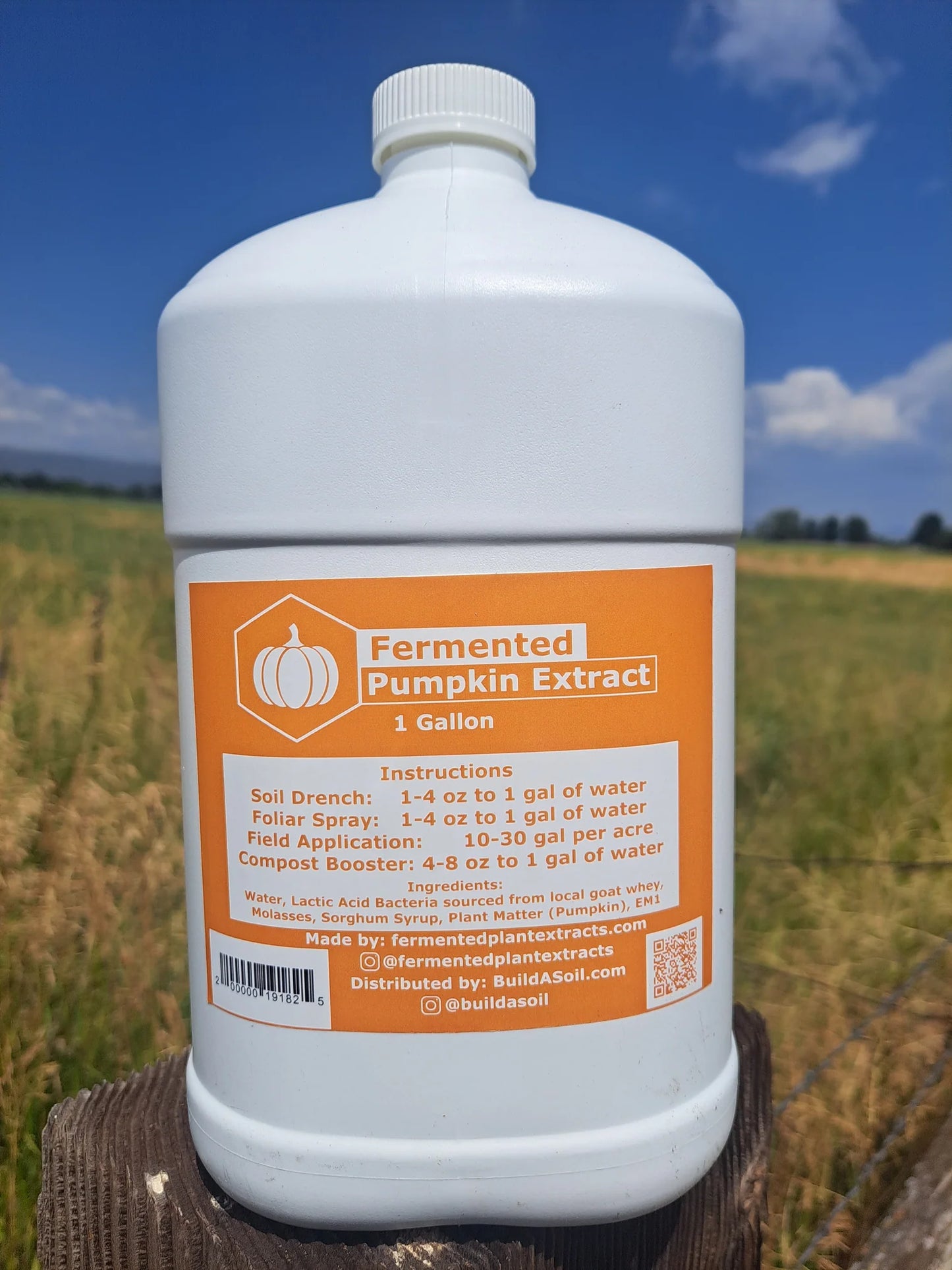 BuildASoil Pumpkin Ferment Extract 1 Gallon