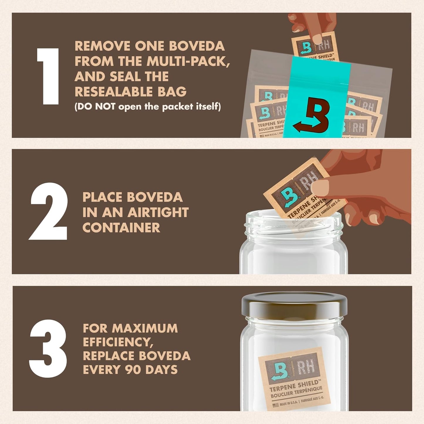 Boveda 8g 2way humidity 62%