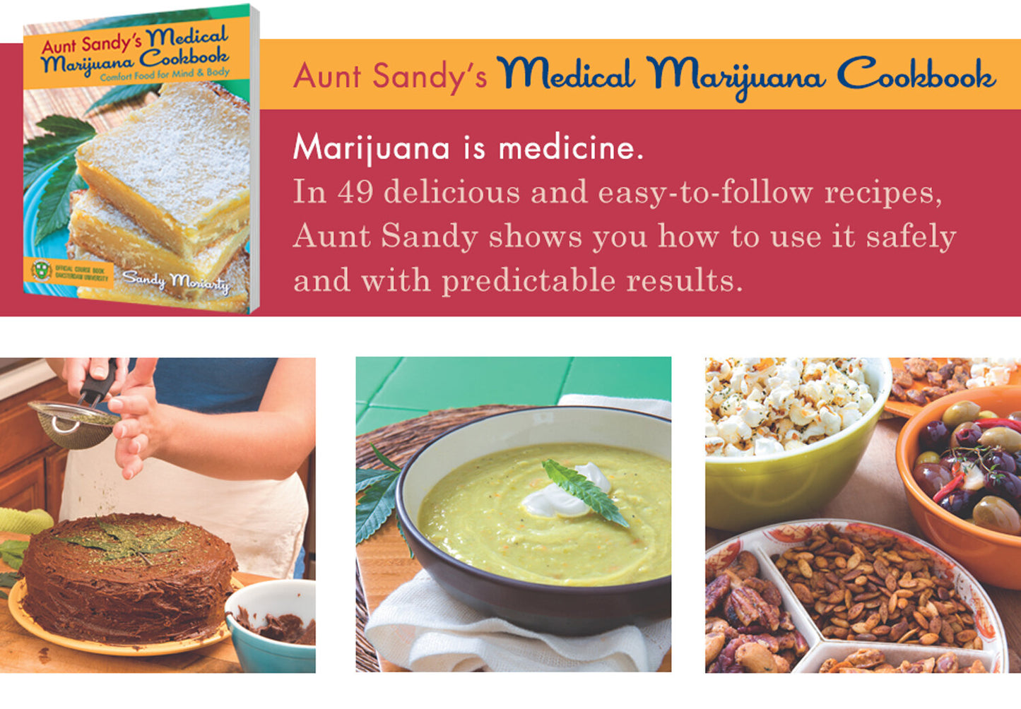 Aunt Sandy's Medical Marijuana Cookbook by Sandy Moriarty