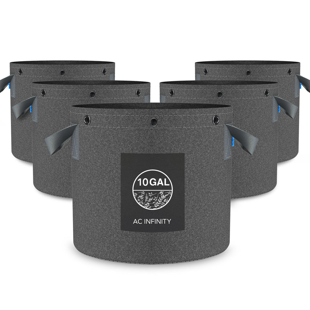 AC Infinity Fabric Pots 10gal 5pk AC-PFP10