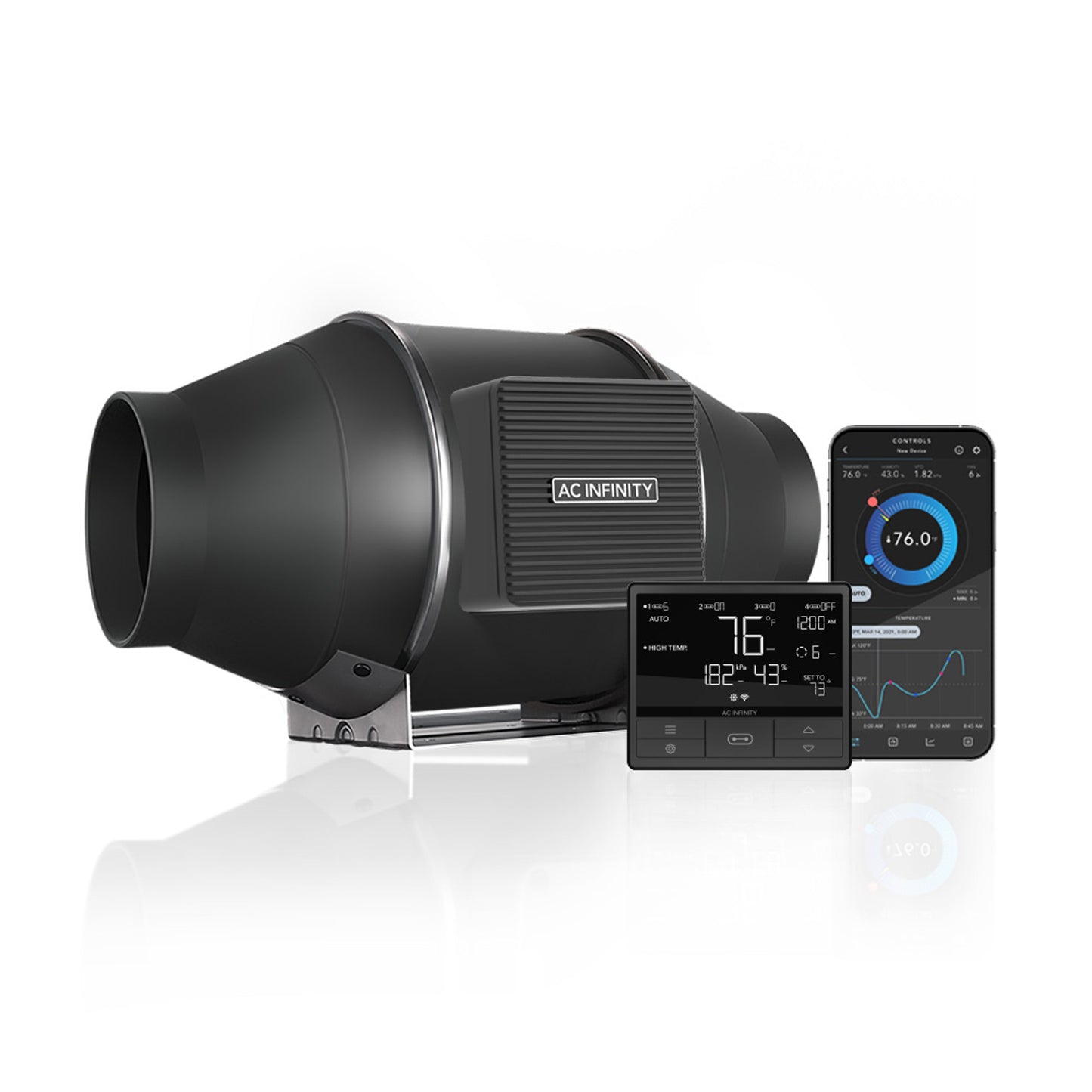 AC Infinity Cloudline PRO T4 Fan w Controller 4" AI-CLT4