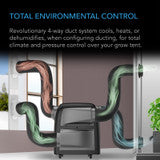AC Infinity TERRAFORM 7, Multi-Functional Air Conditioner, with Heater, Dehumidifier, and Circulator, VPD Controller, 4-Way Ducting for Grow Tents, 8000 BTU - AC-ACN5