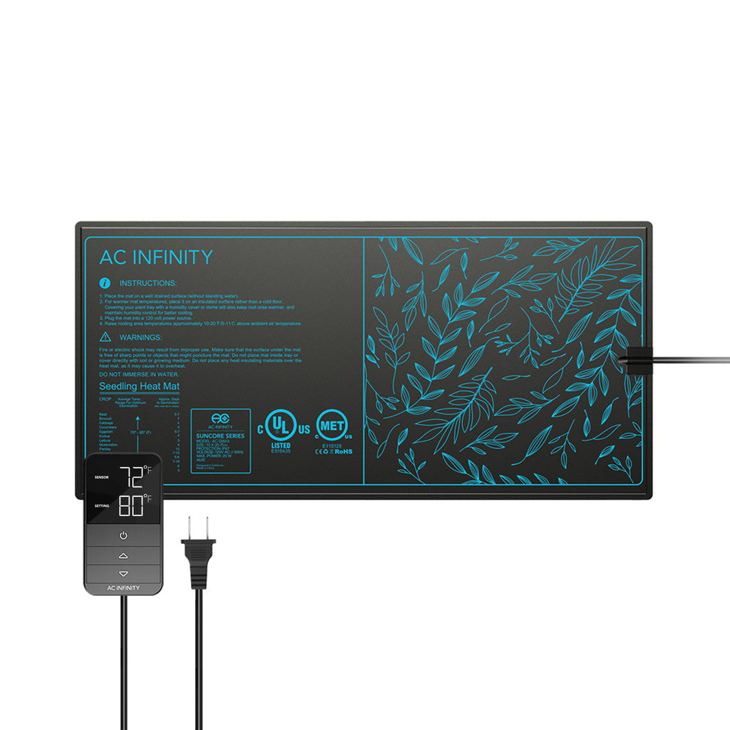 AC Infinity Suncore H3 Seedling Mat w Controller AC-SMH3