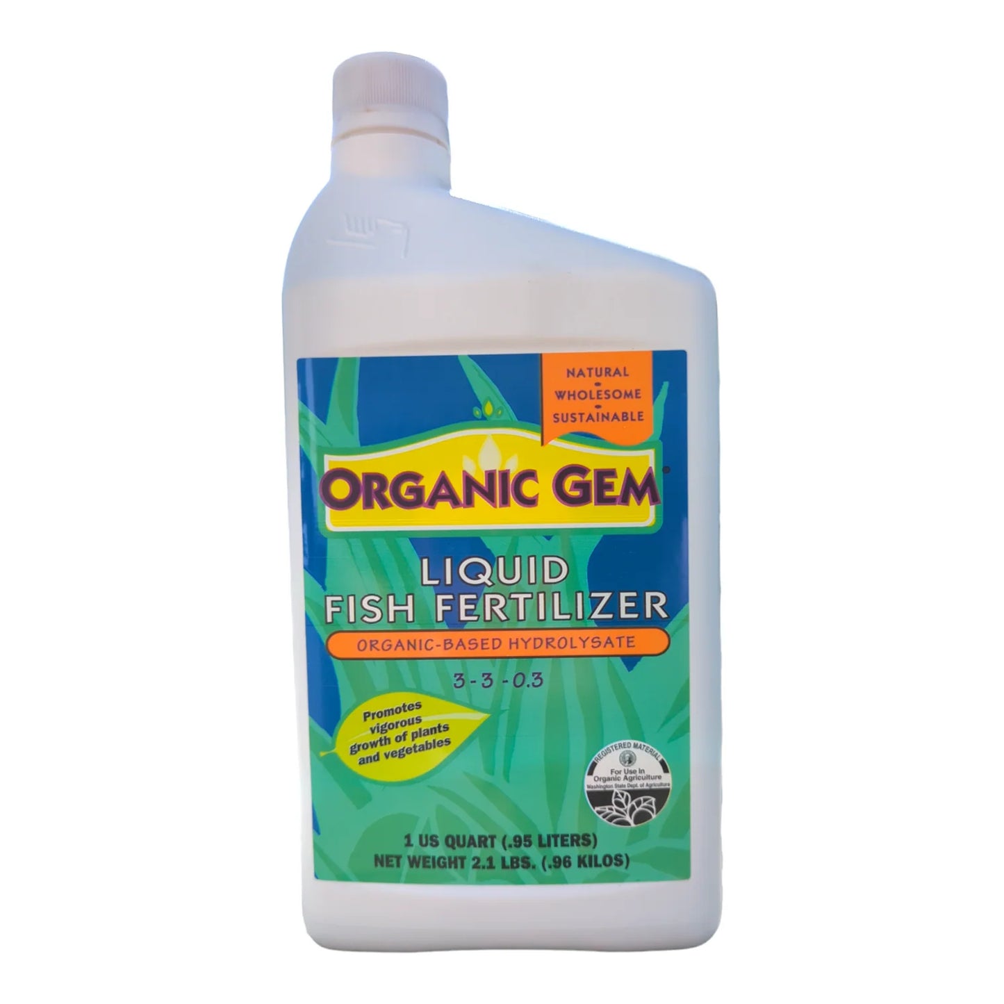 Organic Gem Fish Fertilizer 1Qt