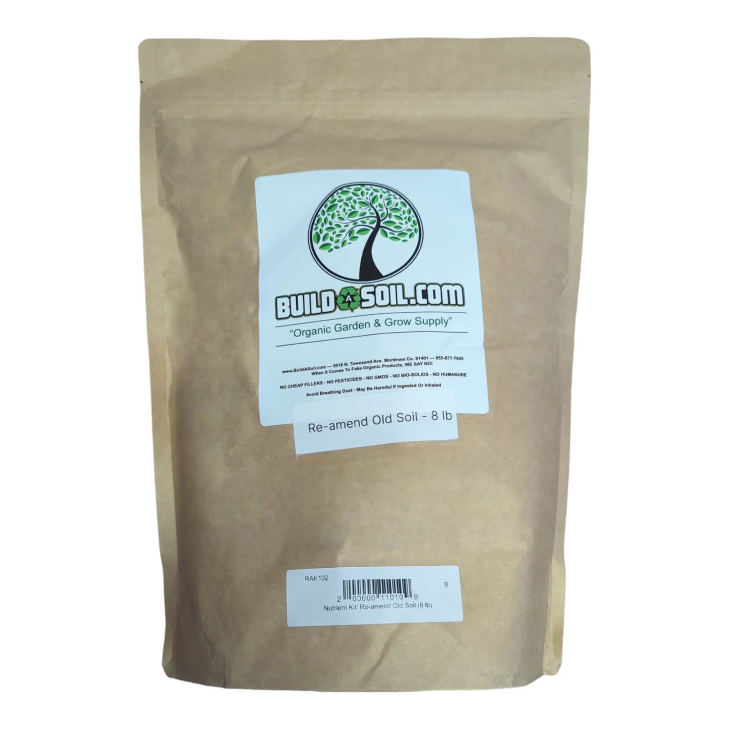 BuildASoil Re-Amend 8lb for 6cu ft