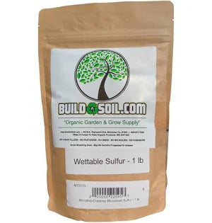 BuildASoil Wettable Micronized Sulfur 1lb