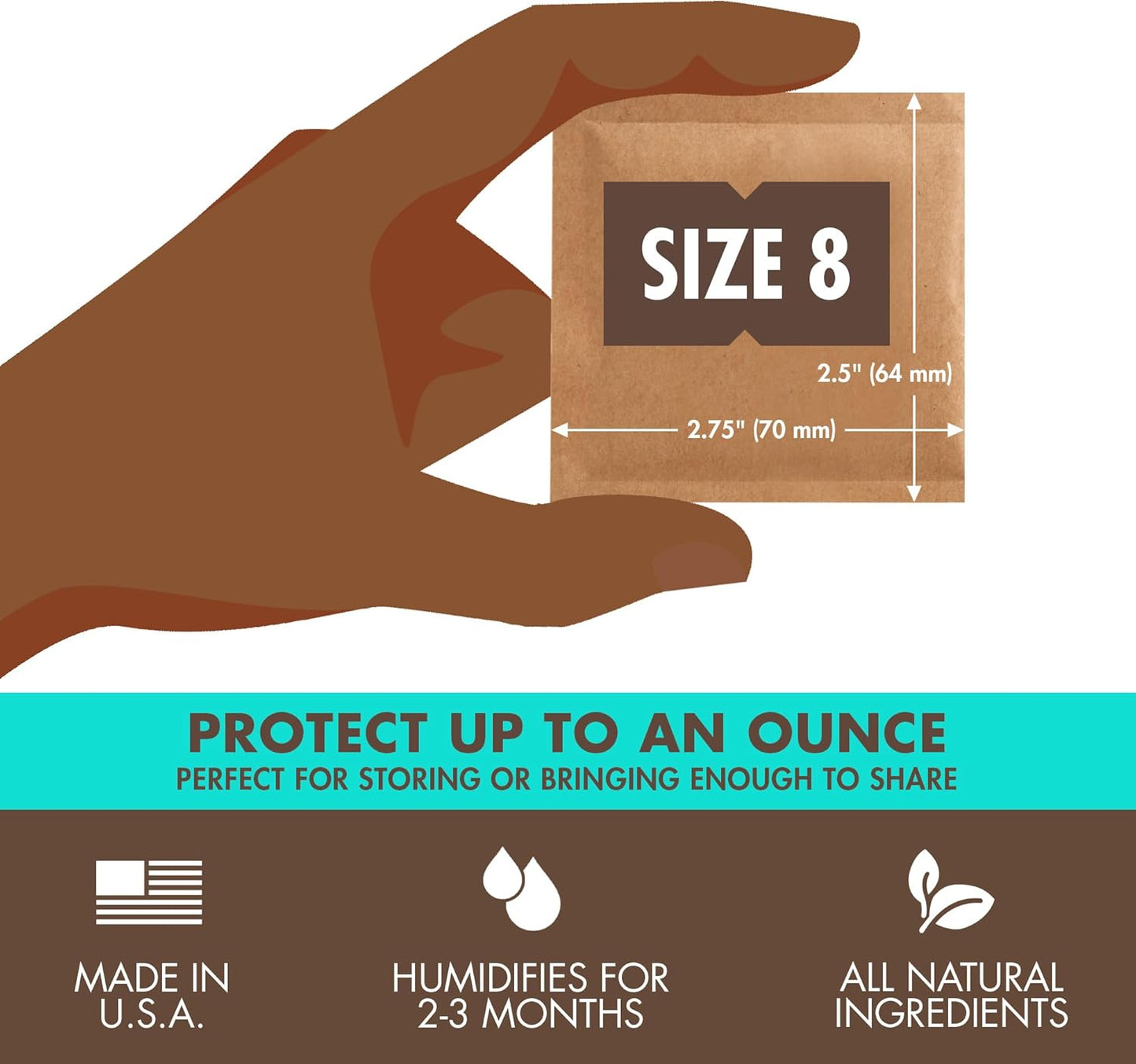 Boveda 8g 2way humidity 62%