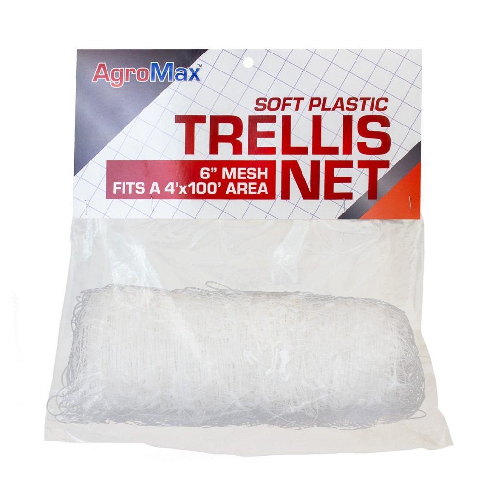 AgroMax Soft Plastic Trellis Net 6" Mesh, 4x100
