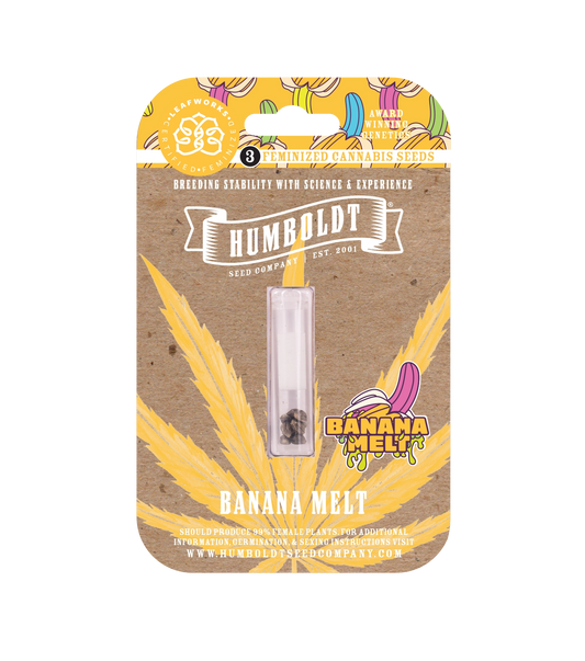 Humboldt Seed Company "Banana Melt" 3pk Feminized Seeds