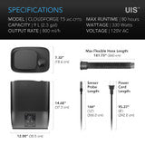 AC Infinity - CLOUDFORGE T5, Plant Humidifier 9L, Cool and Warm Mist, VPD Humidity Controls AC-CFT5