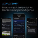 AC Infinity CONTROLLER AI+ Environmental Controller, AI-Powered Learning and Dynamic Level Adjusting for UIS and Third-Party Devices, Dual-Zone VPD, Temperature and Humidity, Bluetooth + WiFi App - CTR89Q