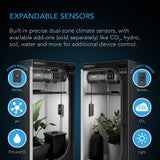 AC Infinity CONTROLLER AI+ Environmental Controller, AI-Powered Learning and Dynamic Level Adjusting for UIS and Third-Party Devices, Dual-Zone VPD, Temperature and Humidity, Bluetooth + WiFi App - CTR89Q