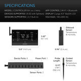 AC Infinity CONTROLLER AI+ Environmental Controller, AI-Powered Learning and Dynamic Level Adjusting for UIS and Third-Party Devices, Dual-Zone VPD, Temperature and Humidity, Bluetooth + WiFi App - CTR89Q