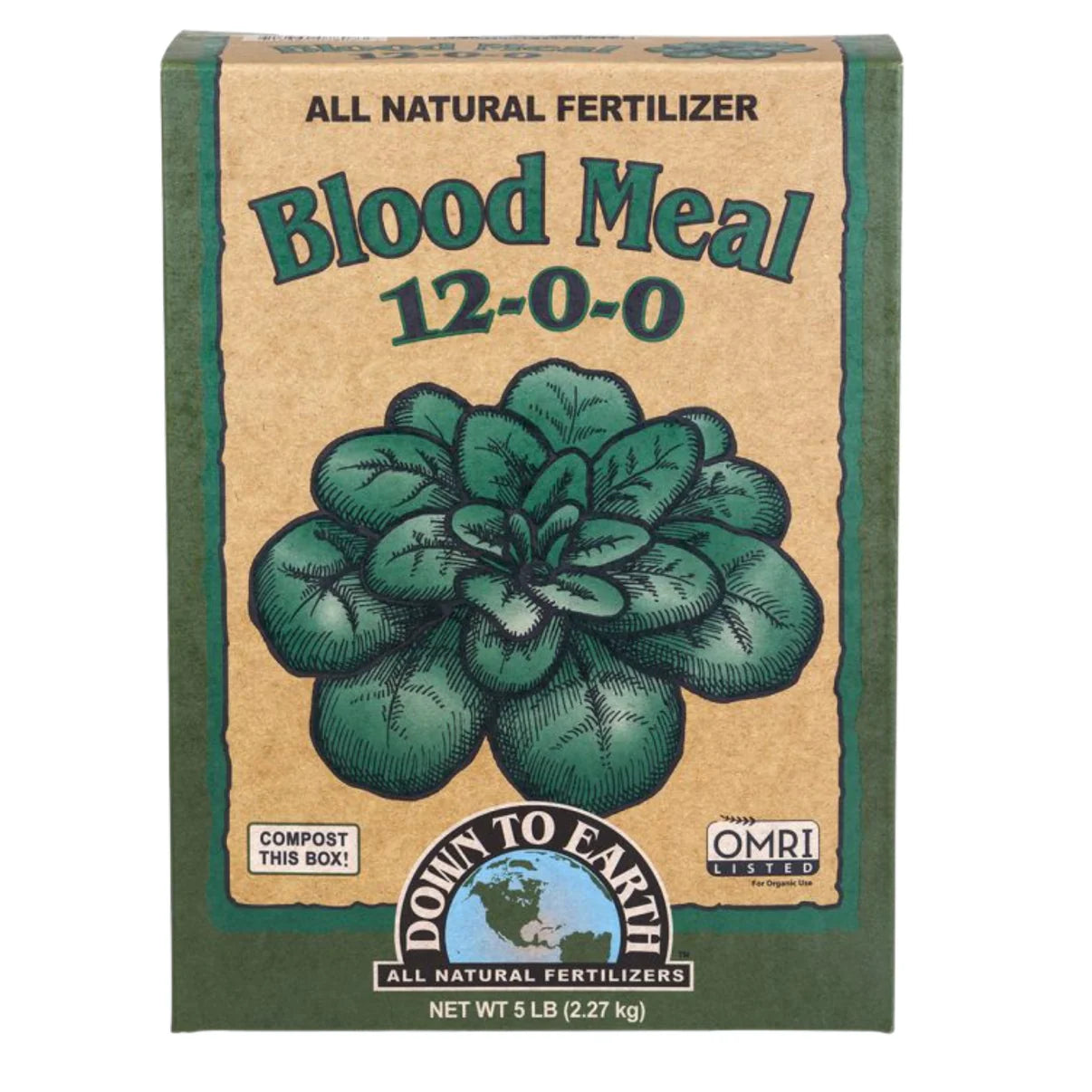 DownToEarth Blood Meal 5lb 12-0-0