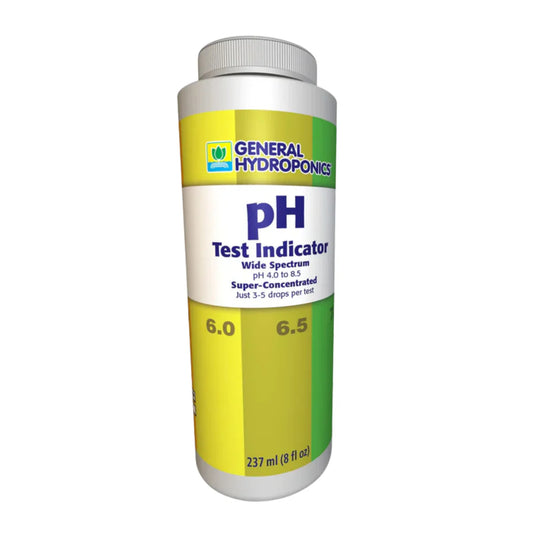 Genearl Hydroponics pH Test Indicator 8oz
