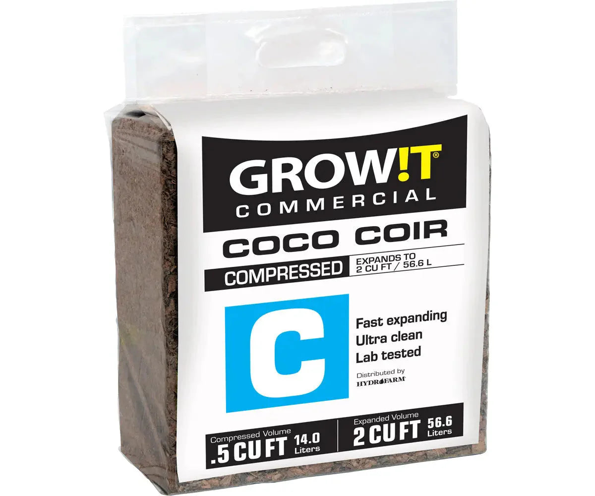 GrowIt! Commercial Coco Coir Brick 2cf