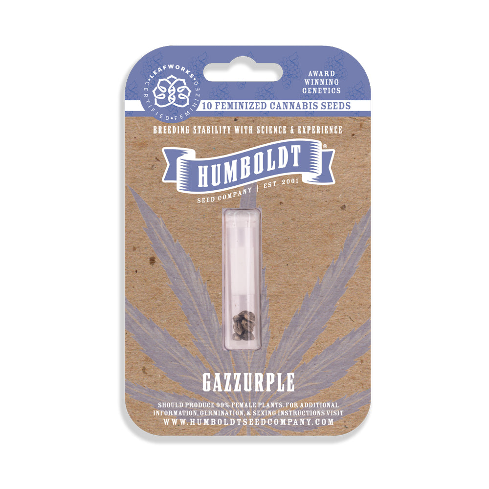 Humboldt Seed Company "Gazzurple" 3pk Feminized Seeds