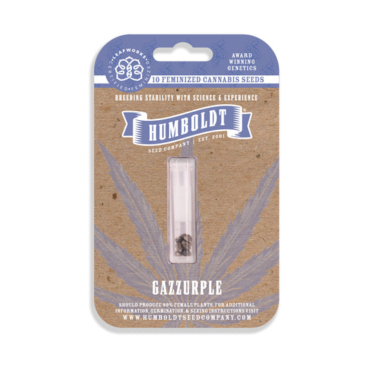 Humboldt Seed Company "Gazzurple" 3pk Feminized Seeds