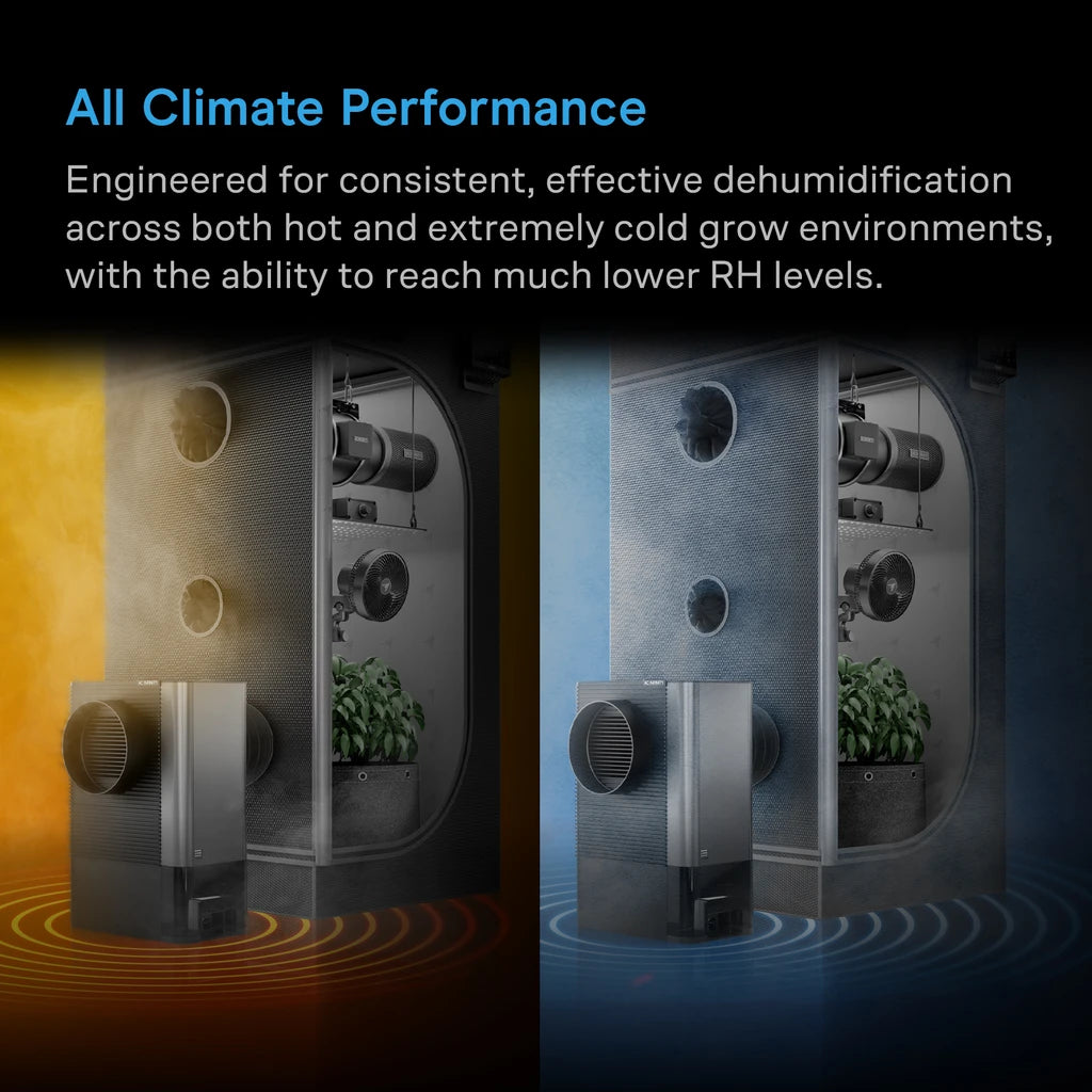 HYDRONE 5, Plant Dehumidifier with 10 Drying Levels, All Climate Performance, for 2-3 Plants