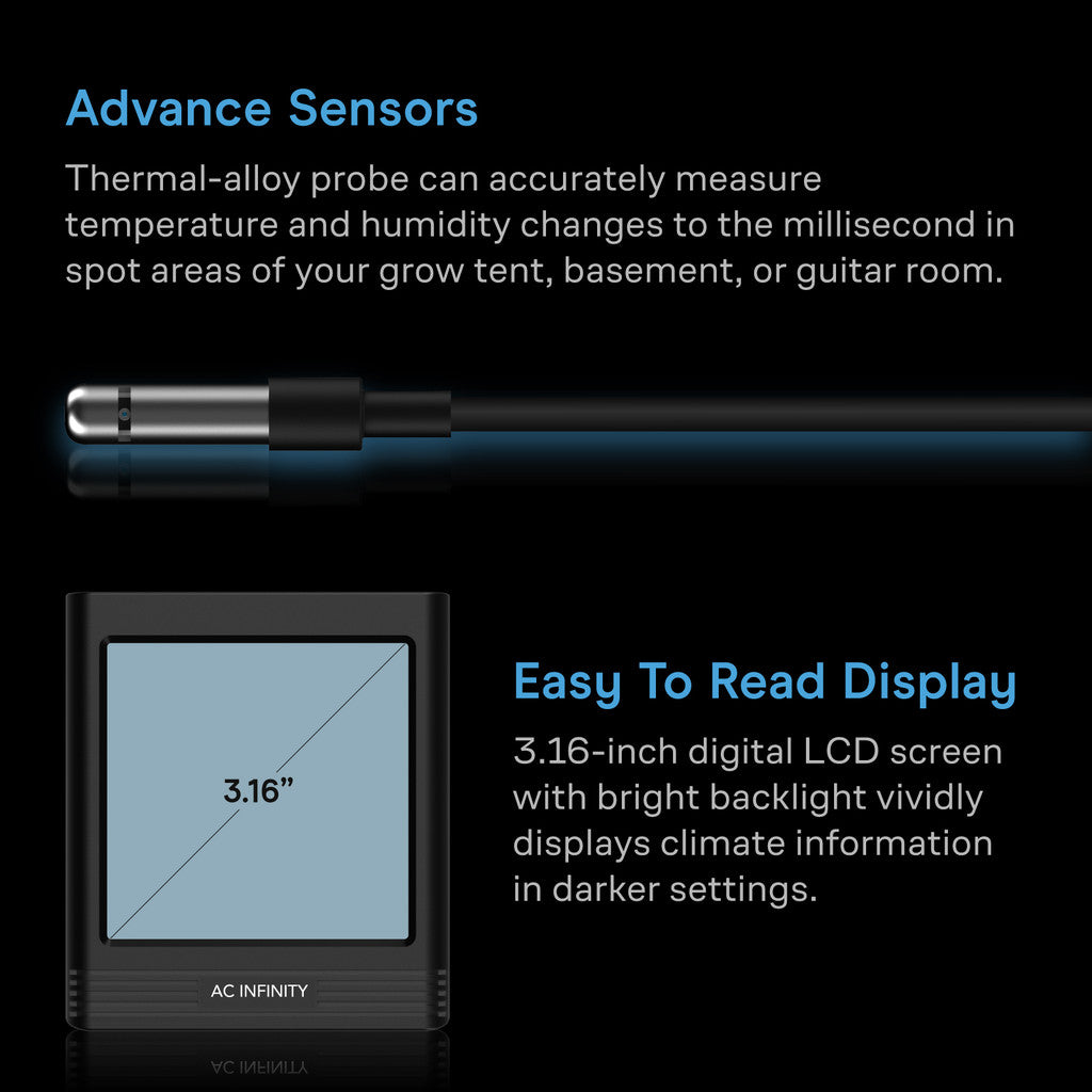 AC Infinity Cloudcom B1 Smart Thermo - Hygrometer