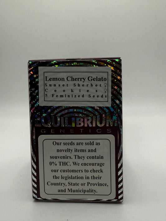 Equilibrium Genetics "Lemon Cherry Gelato" 5pk Feminized Seeds