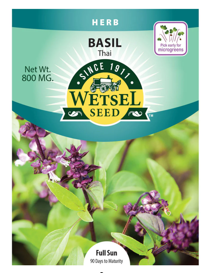 Wetsel Seed Herb, "Thai Basil" 800mg