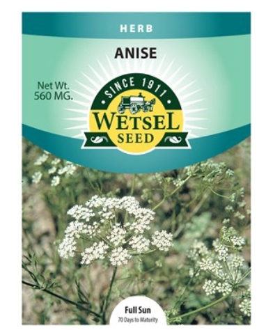 Wetsel Seed Herb, "Anise" 560mg