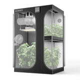AC Infinity CLOUDLAB 743D, 2-in-1 Advance Grow Tent 4x3, Thickest 1 In. Poles, Highest Density 2000D Mylar Canvas, 48" x 36" x 72" - AC-CBD743
