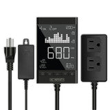 AC Infinity CO2 Controller, Smart Outlet Carbon Dioxide Monitor for CO2 Regulators and Inline Fans - CTC7