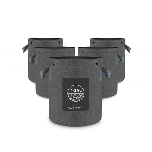 AC Infinity Fabric Pots 1gal 5pk AC-PFP1