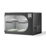 AC Infinity CLOUDLAB Advance Propagation Grow Tent, 2000D Mylar Canvas with Support Bars and Shelf Racks, 24" x 24" x 36" -AC-CBK322