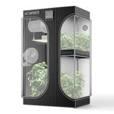 AC Infinity CLOUDLAB 632D, 2-in-1 Advance Grow Tent 3x2, Thickest 1 In. Poles, Highest Density 2000D Mylar Canvas, 36" x 24" x 72" - AC-CBD632