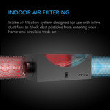 AC Infinity Air Filter Box with High Efficacy Filter, 6-Inch AC-AFB6