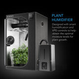 AC Infinity CLOUDFORGE T7, Environmental Plant Humidifier, 15L, Smart Controls, Targeted Vaporizing - AC-CFT7