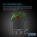 AC Infinity Self-Watering Fabric Pot Base XL, 4-Pack - AC-SPA9-4