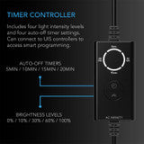 AC Infinity IONBEAM Green, LED Work Light with Dimming Timer Controller, 16-Inch - AC-NEG16