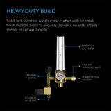 AC Infinity CO2 Regulator, Carbon Dioxide Monitor with Solenoid Valve and Gas Flow Meter - AC-CRA5