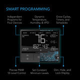 AC Infinity CONTROLLER 69 PRO, Independent Programs for Four Devices, Dynamic VPD, Temperature, Humidity, Scheduling, Cycles, Levels Control, Data App, Bluetooth + WiFi - CTR69P