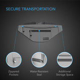 AC Infinity Smell Proof Belt Bag Gray AC-SBB5-G