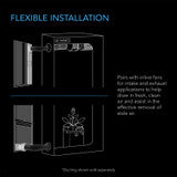 AC Infinity Window Duct Kit, Adjustable Vent Port for Inline Fans - AC-WVK5