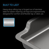 AC Infinity Large Trim Tray System, 3-Tray & 2-Screen Kit, Interchangeable and Ergonomic Design - TTA3