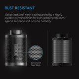 AC Infinity Duct Carbon Filter, Australian Charcoal, 4-Inch AC-DCF4