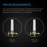 AC Infinity CO2 Regulator, Carbon Dioxide Monitor with Solenoid Valve and Gas Flow Meter - AC-CRA5
