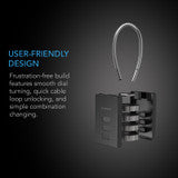 AC Infinity Combination Lock, Flexible Steel Cable Loop, 2-Pack - AC-NLA3-2