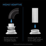 AC Infinity Window Duct Kit, Adjustable Vent Port for Inline Fans - AC-WVK5