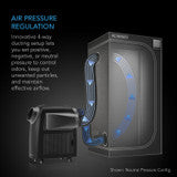 AC Infinity TERRAFORM 7, Multi-Functional Air Conditioner, with Heater, Dehumidifier, and Circulator, VPD Controller, 4-Way Ducting for Grow Tents, 8000 BTU - AC-ACN5