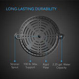 AC Infinity Self-Watering Fabric Pot Base XL, 4-Pack - AC-SPA9-4