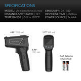 AC Infinity VPD Thermometer, Handheld Environmental Monitor, Captures Leaf VPD and Temperature  - AC-TRV3